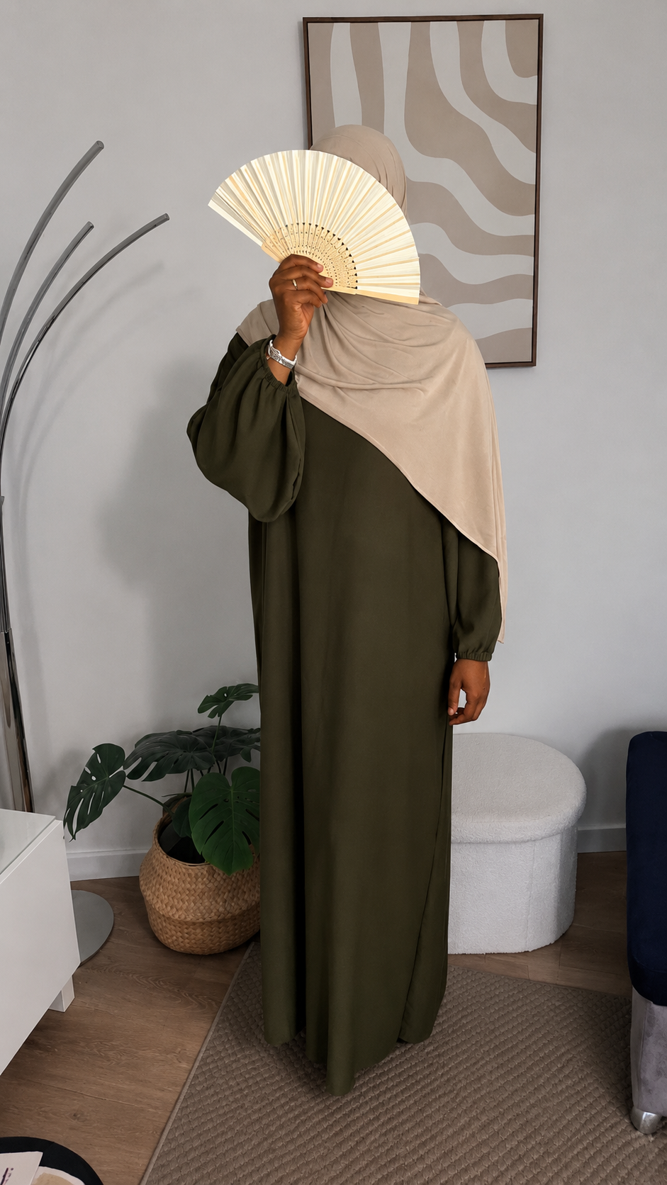 Abaya Nour - Kaki