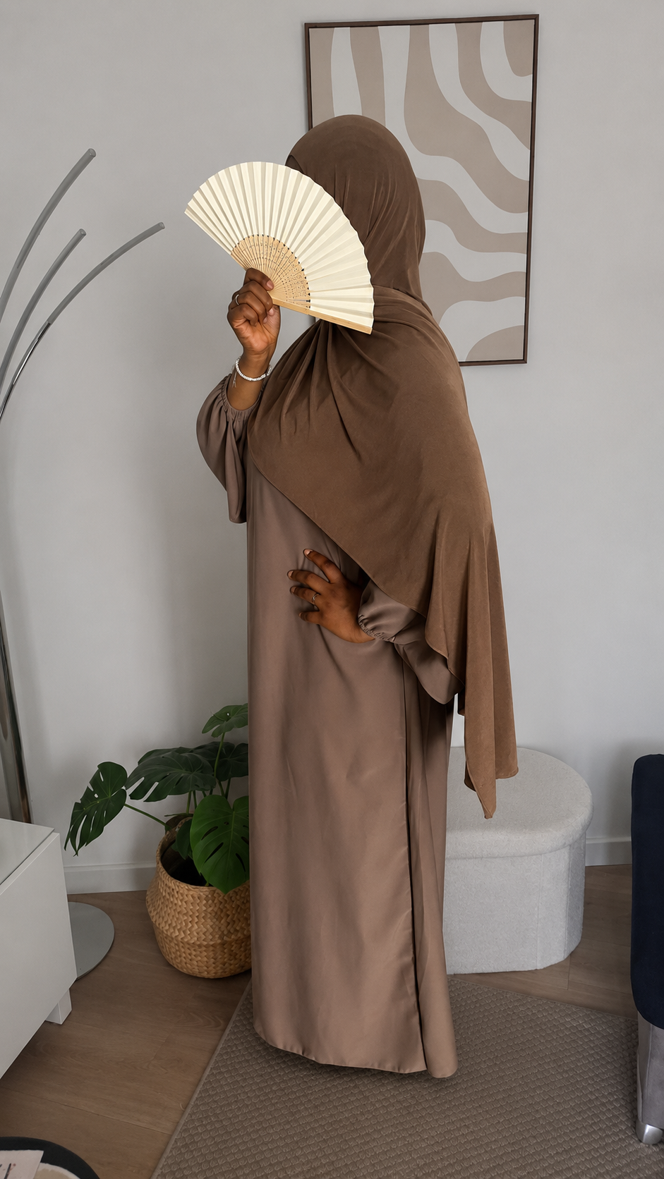 Abaya Nour - Taupe