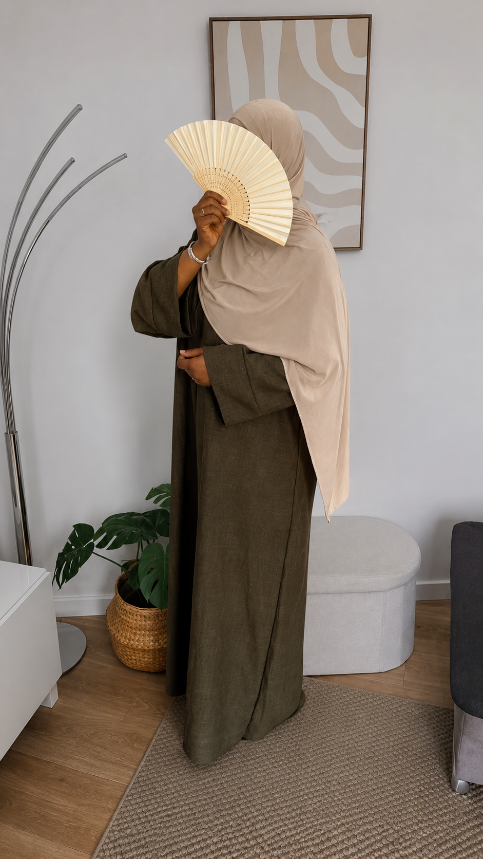 Abaya Fatima - Kaki
