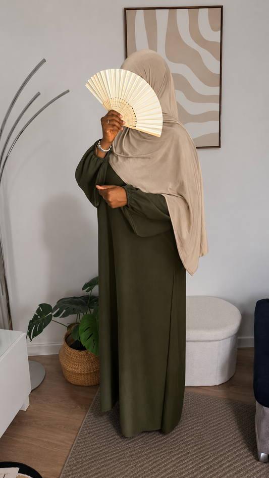 Abaya Nour - Kaki