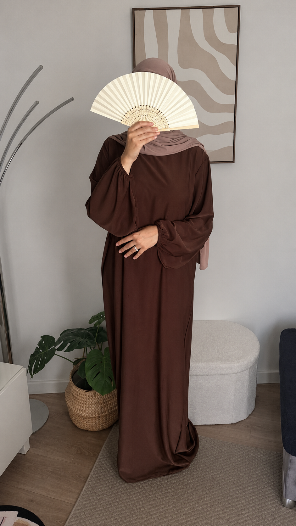 Abaya Nour - Chocolat