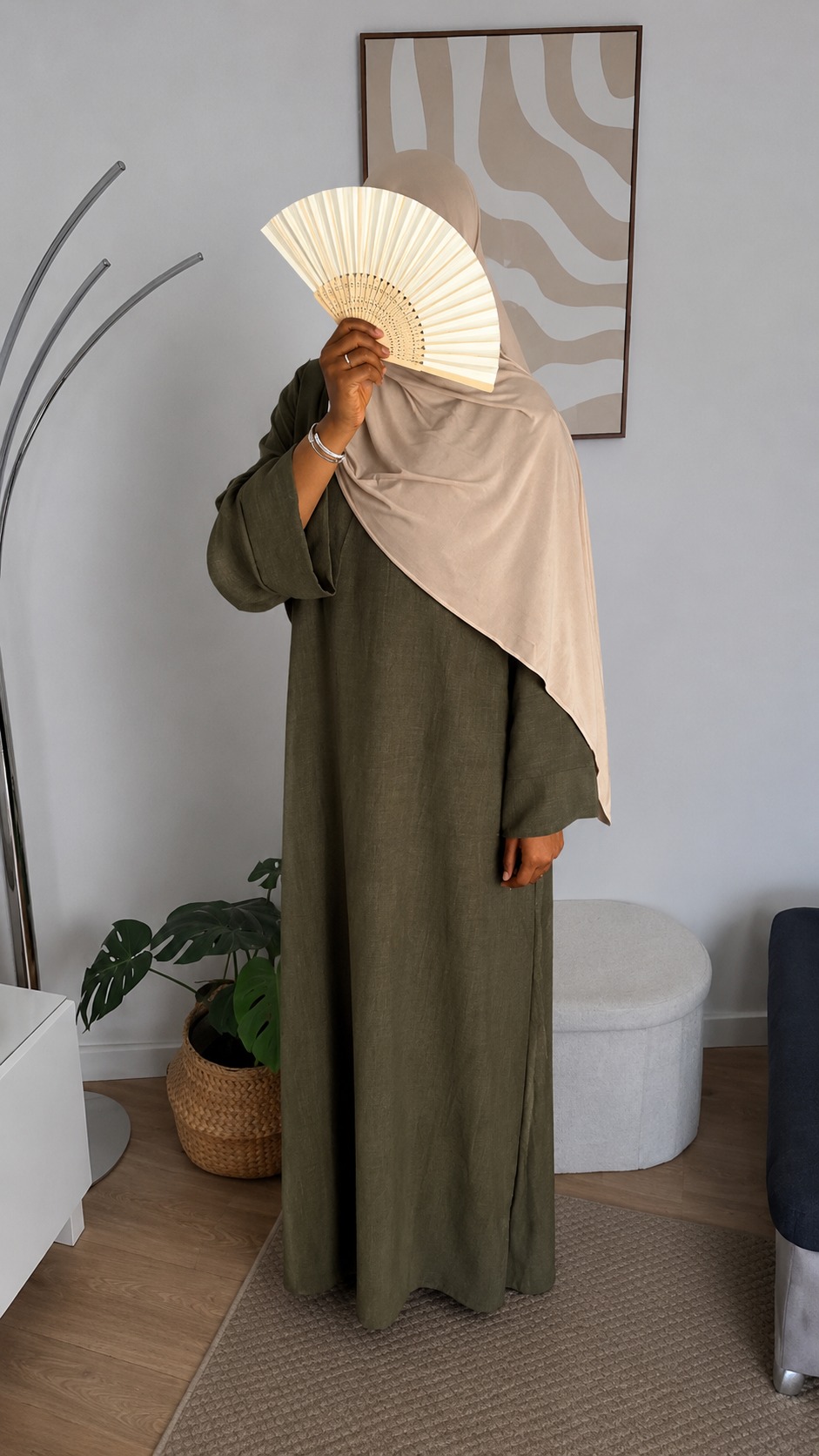 Abaya Fatima - Kaki