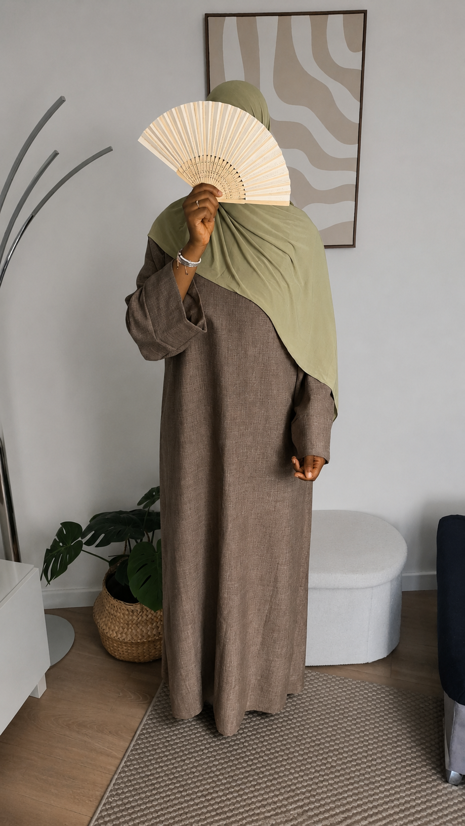 Abaya Fatima - Taupe