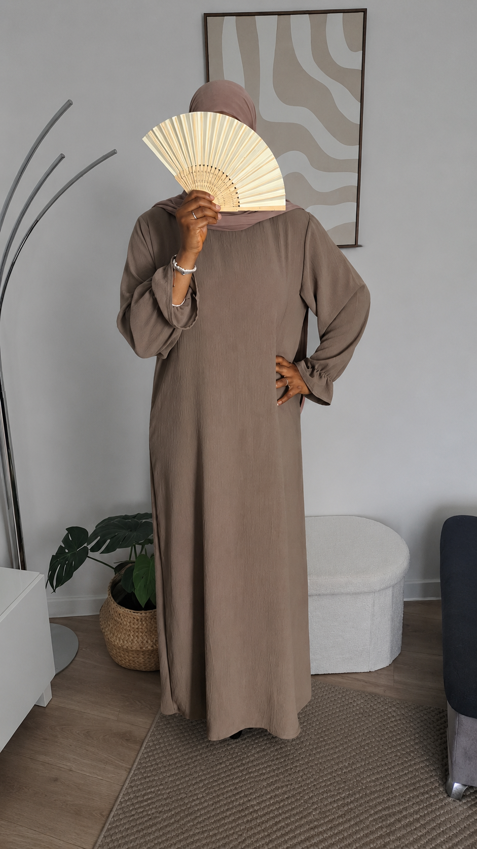 Abaya Assa - Taupe