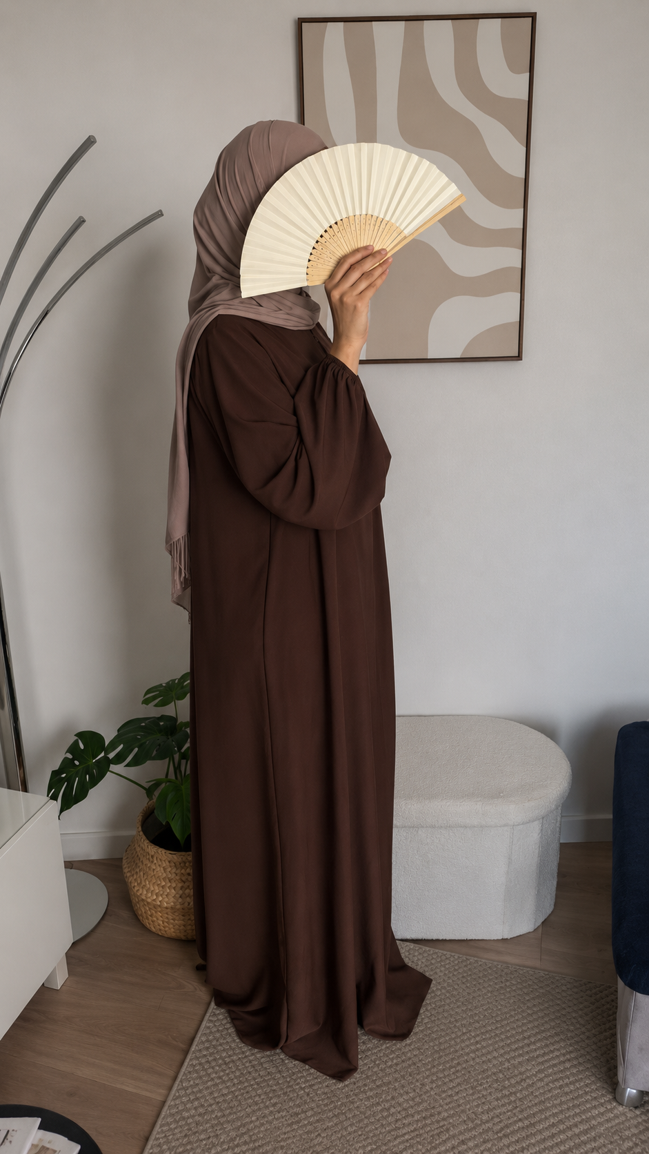Abaya Nour - Chocolat