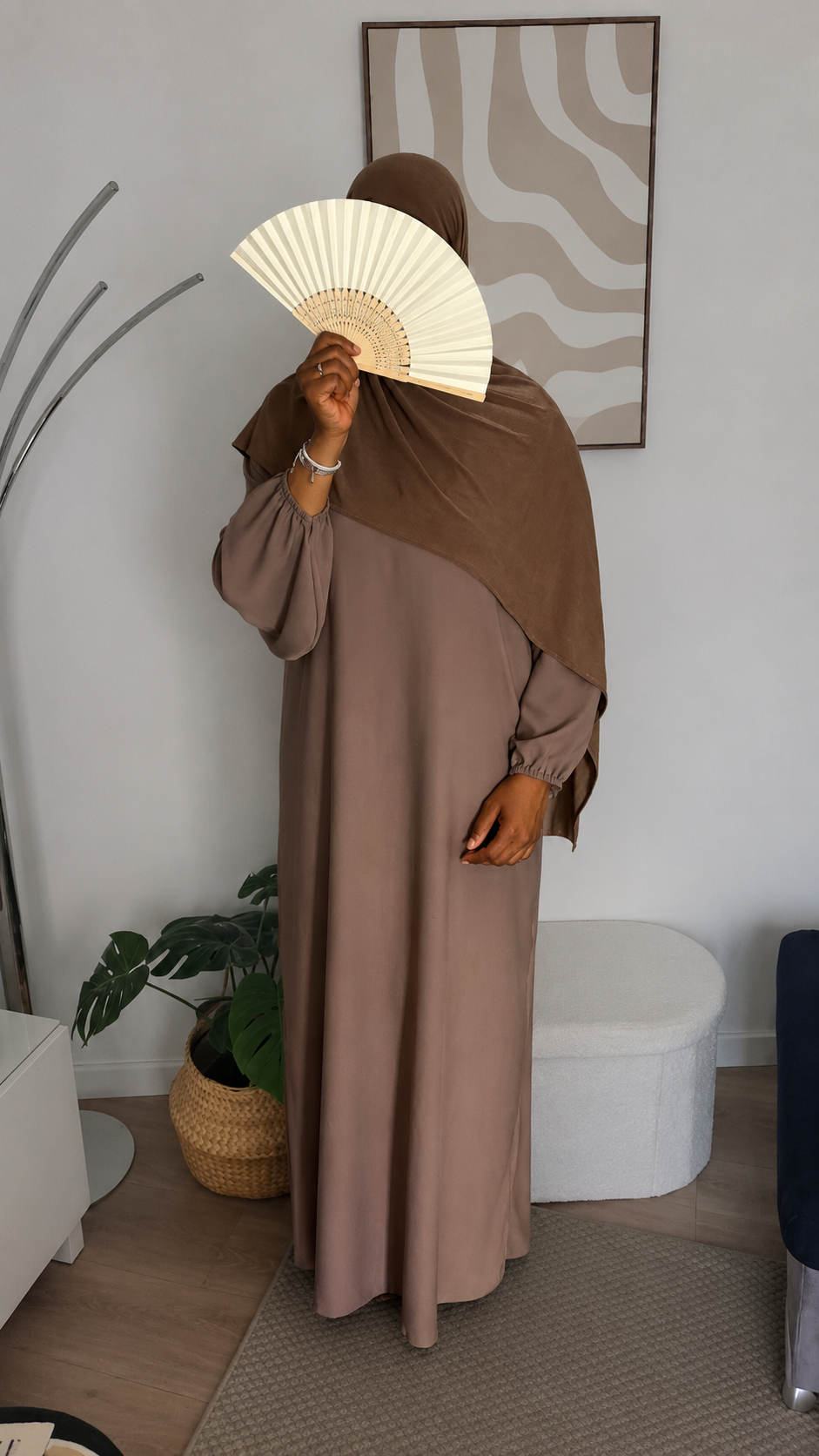 Abaya Nour - Taupe